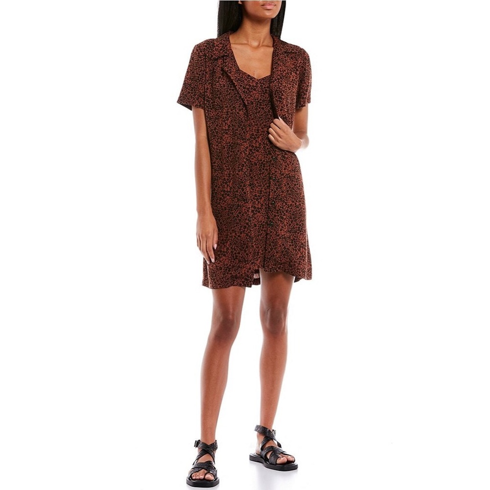 GB Two Piece Mini Slip Dress with Topper